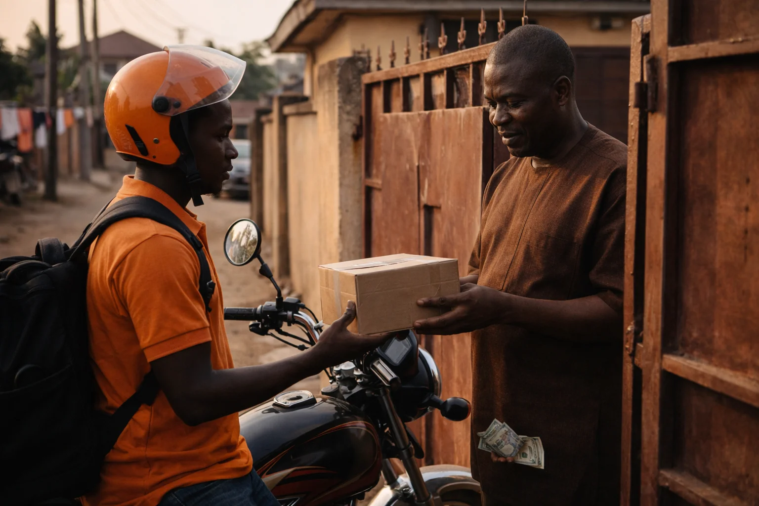 Pay on delivery — your door, your decision