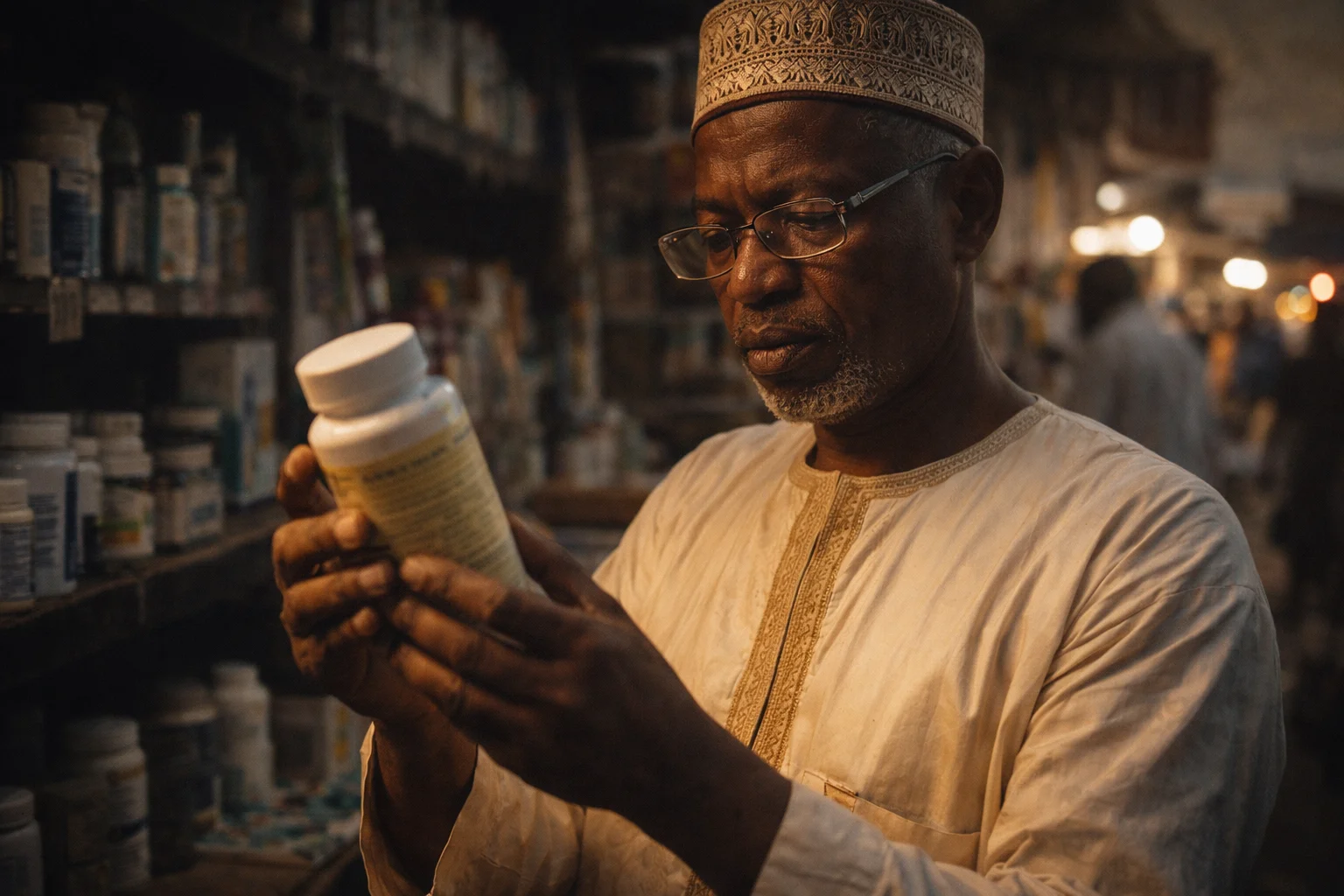 A careful man — reading every label, trusting the wrong thing