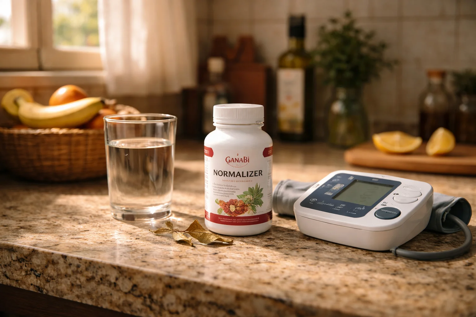 Ganabi Normalizer — white bottle, red label, NAFDAC