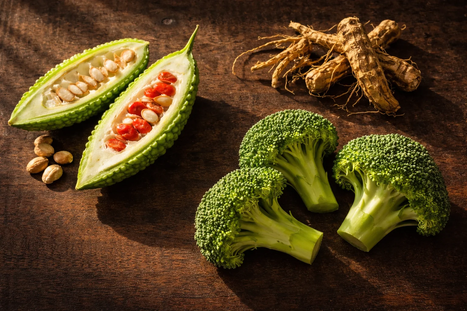 The natural ingredients inside DIBA — Berberine, Bitter Melon, and Chromium