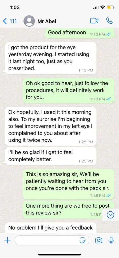 WhatsApp Testimony 1